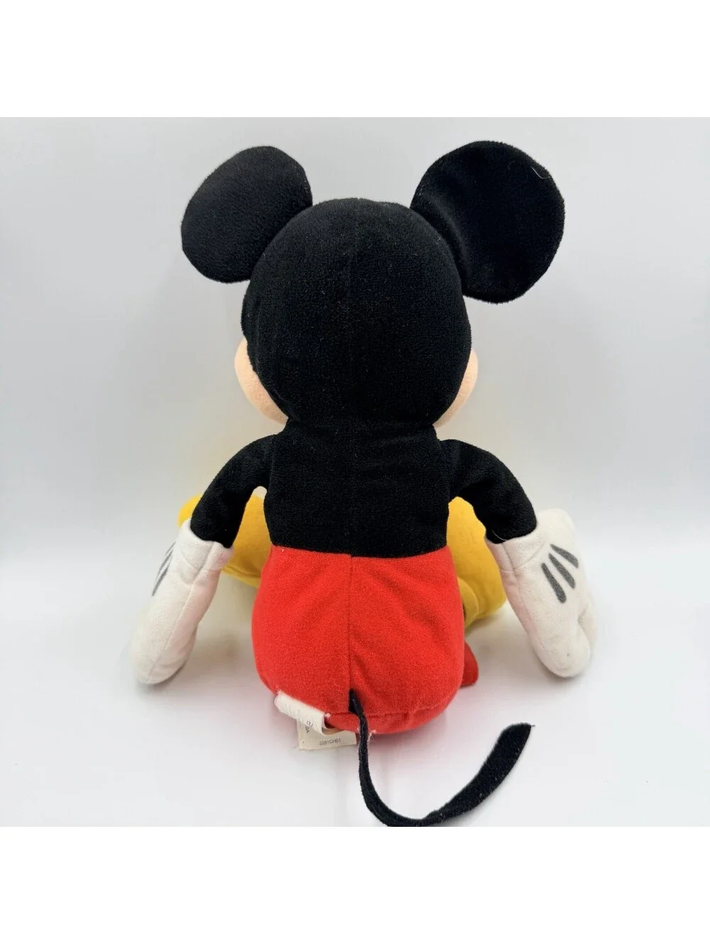 Disney Mickey Mouse Plush Stuffed Animal Just Play Red Shorts Embroidered 12